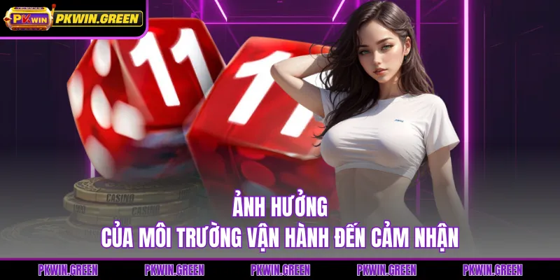 Ảnh hưởng của môi trường vận hành đến cảm nhận